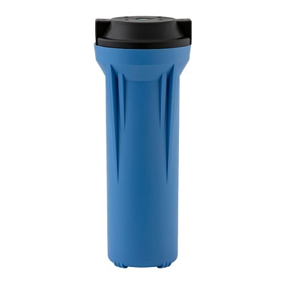 PORTAFILTRO 10" AZUL C/SOPORTE 1/2