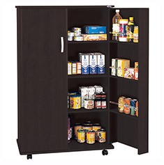 GABINETE CHOCOLATE 2 PUERTAS 127 x 80 x 41.8 CM