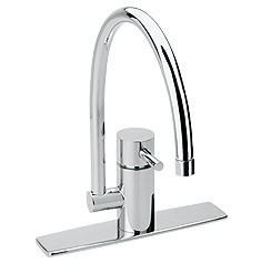 MEZCLADORA MONOMANDO DE COCINA CROMO