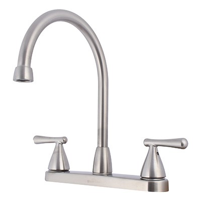 LLAVE MEZCLADORA PARA COCINA HIGHLAND DE 8 PULGADAS SEMI BRILLANTE GLACIER BAY