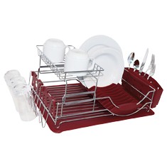 ESCURRIDOR 1.5 NIV CROMO ROJO