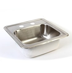 TARJA SENCILLA INOX. 15""X15""X5 1/2"""