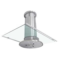 CAMPANA CRYSTAL 90 CM ACERO INOX