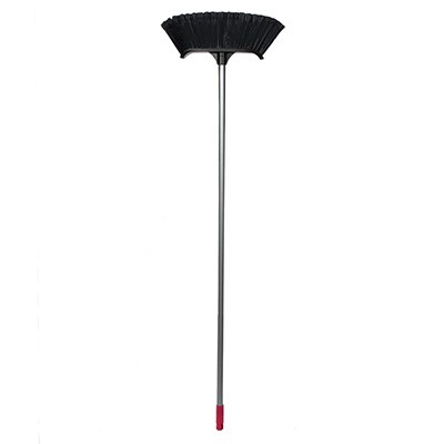 ESCOBA PARA EXTERIORES DE USO RUDO DE PLÁSTICO 132 CM GRIS OSCURO