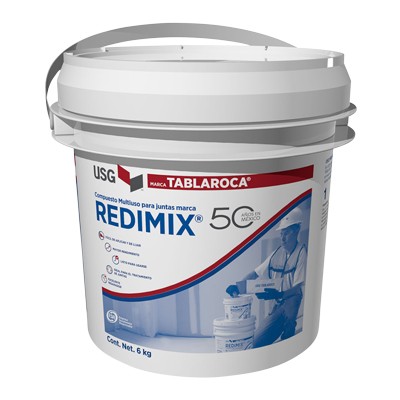 COMPUESTO MULTIUSO PARA JUNTAS MARCA REDIMIX CUBETA 6KG
