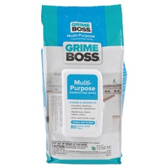TOALLITAS DESINFECTANTES GRIME BOSS 80 PIEZAS