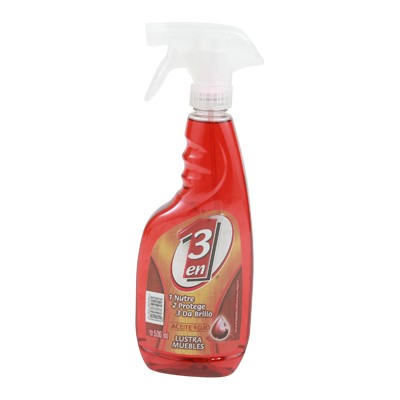 3 EN 1 LUSTRADOR ROJO 500ML