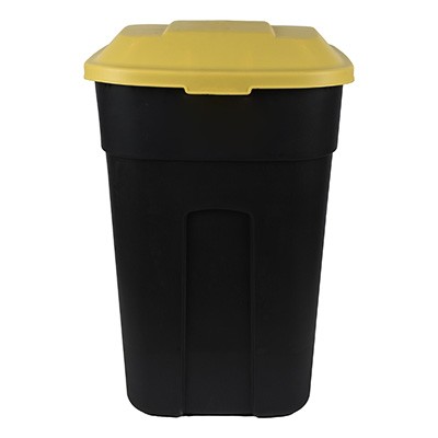 CONTENEDOR PARA BASURA DE 135 L NEGRO