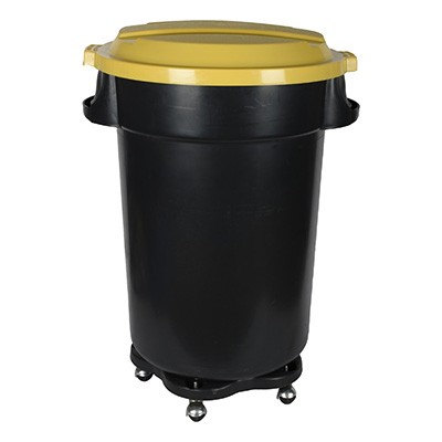 CONTENEDOR SUPER K DE 130 L NEGRO