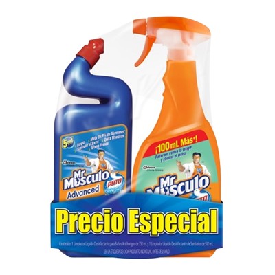 LIMPIADOR Y DESINFECTANTE PARA BAÑOS