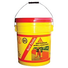 IMPERMEABILIZANTE ACRIL TECHO 5 AÑOS ROJO 19 L