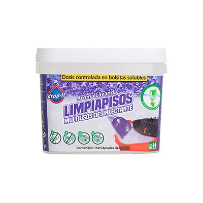 DROP IT LIMPIA PISOS LAVANDA 150piezas