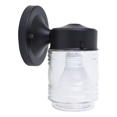 LÁMPARA PARA EXTERIOR 60 WATTS NEGRA HAMPTON BAY