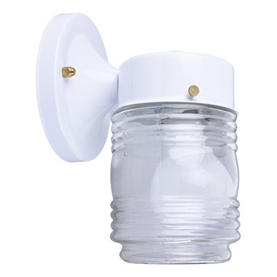 LÁMPARA PARA EXTERIOR 60 WATTS BLANCA HAMPTON BAY