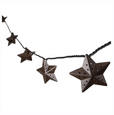 10 LUCES CON PANTALLA METAL