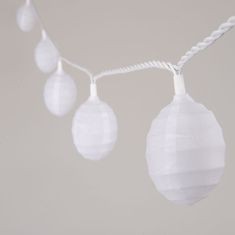 10 LUCES CON PANTALLA PAPEL BLANCO