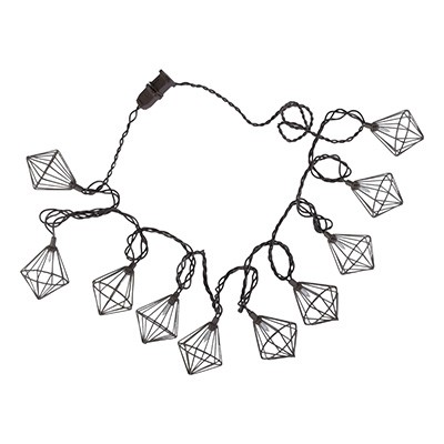SERIE DE 10 LUCES INCANDECENTES HAMPTON BAY DE METAL