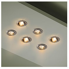 6PACK Empotrable BASICO NIQUEL