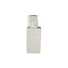 CONECTOR PARA RIEL TERMINAL CON ALIMENTACION ALUMINIO BLANCO