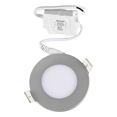 LUMINARIO ULTRAPLANO DE 3 PULGADAS GRIS ESTÉVEZ