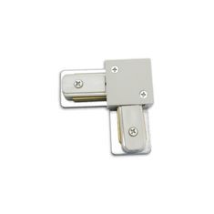 CONECTOR PARA RIEL "L" ALUMINIO BLANCO
