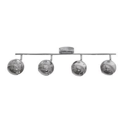 LAMPARA LUSTRA RIEL 4 LUCES DIRECCIONALES