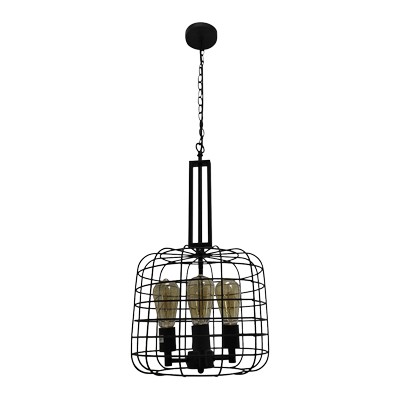 COLGANTE CAGE 4 LUCES