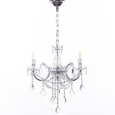 CANDIL METÁLICO CROMO MA THERESA LED 3 LUCES