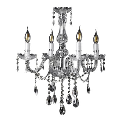 CANDIL DE CRISTAL ELEGANCE LED 4 LUCES