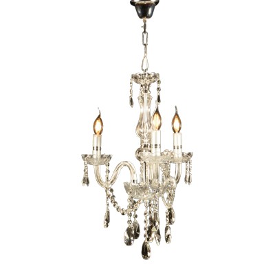 CANDIL DE CRISTAL ELEGANCE LED 3 LUCES