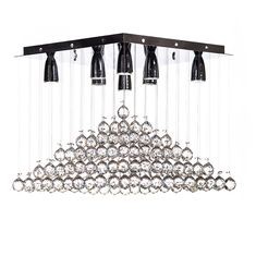 CANDIL DE CRISTAL WILL CÚPULA 8 LUCES