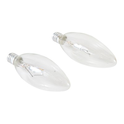 FOCO INCANDESCENTE VELA 2 PIEZAS 25W