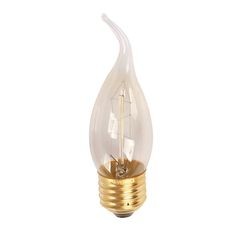 FOCO DECORATIVO VELA FILAMENTO DE CARBONO 25 W