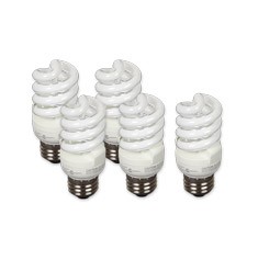 PAQUETE FOCO ESPIRAL 14W 5 PIEZAS