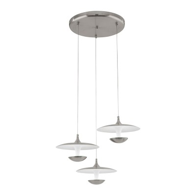 Luminario colgante LED de 3L Toronja
