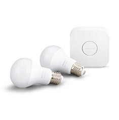 ILUMINACION FUNCIONAL A19 KIT HUE WHITE AMBIANCE 9.5 W