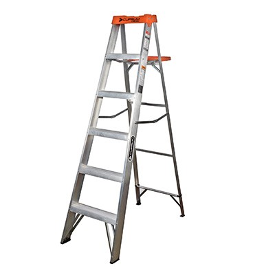 ESCALERA DE ALUMINIO TIPO TIJERA DE 160 CM