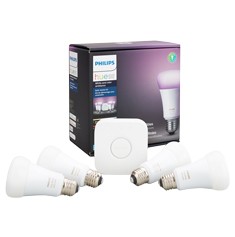 KIT ILUMINACIÓN HUE BLANCO Y COLOR 4 PIEZAS