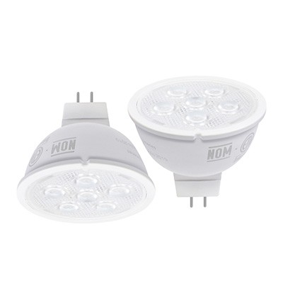 PAQUETE DE 2 FOCOS LED GU5.3 ECOSMART 5 W 378 LM LUZ BLANCA