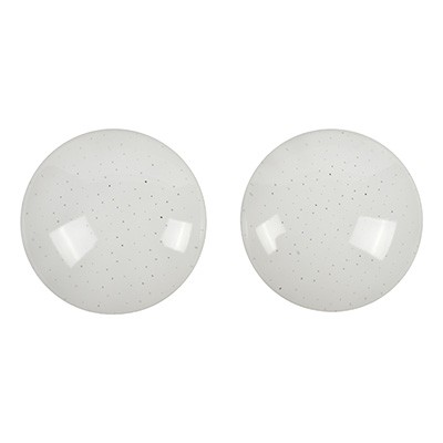 PLAFONES DE LED 18 CM BLANCO 2 PIEZAS