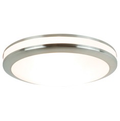 LÁMPARA DE TECHO 2 LUCES NÍQUEL