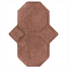 ADOQUÍN VENUS 18 X 23.7 X 6 CM ROJO