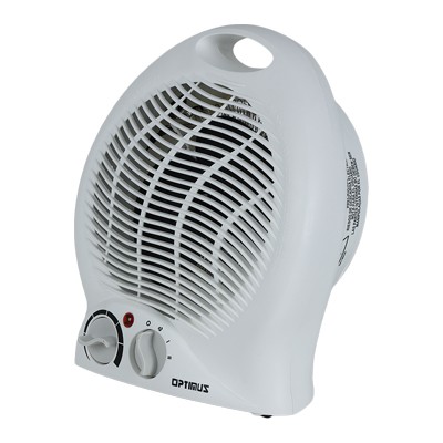 CALEFACTOR ELÉCTRICO DE RESISTENCIA CON VENTILADOR COLOR BLANCO