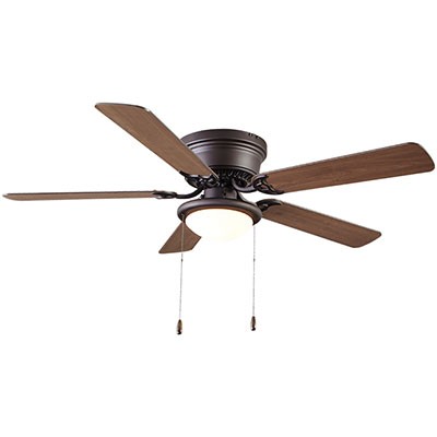 VENTILADOR DE TECHO 52 PULGADAS CON LUZ INCANDESCENTE