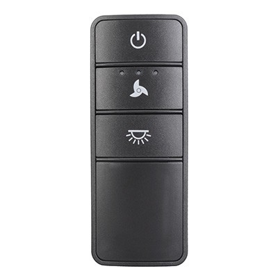 CONTROL REMOTO UNIVERSAL PARA VENTILADOR DE TECHO 3 VELOCIDADES NEGRO