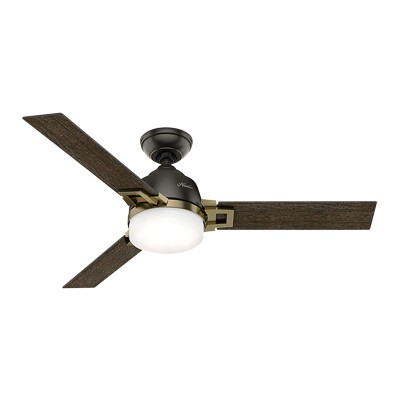 VENTILADOR DE TECHO HUNTER LEONI 48IN CON LUZ