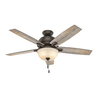 VENTILADOR DE TECHO HUNTER 52IN DONEGAN CON LUZ