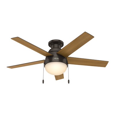 VENTILADOR DE TECHO HUNTER ANSLEE 46IN CON LUZ