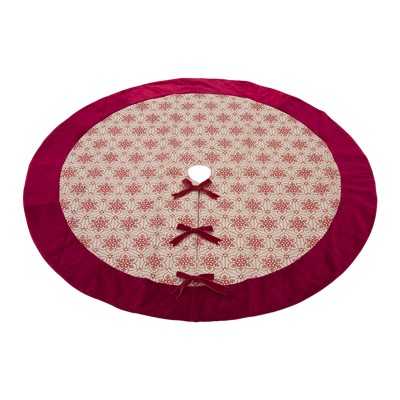 PIE DE ÁRBOL NAVIDEÑO NOCHE BUENAS 1.32 M BEIGE