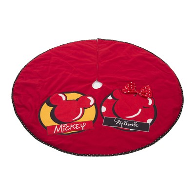 PIE DE ÁRBOL NAVIDEÑO DISNEY 1.32 M ROJO